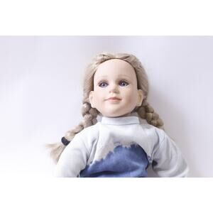 My Twinn, 1996, Large Doll, Lavender, Purple Eyes, Blonde Hair, Clothes, Vintage